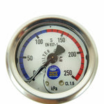 Aussie Gold Pressure Gauge CBM - Stainless Steel