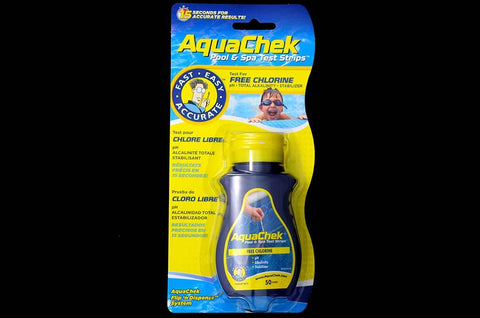 AquaChek 4 in 1 Pool/Spa Test Strips Free Chlorine, pH, Alkalinity, Stabiliser